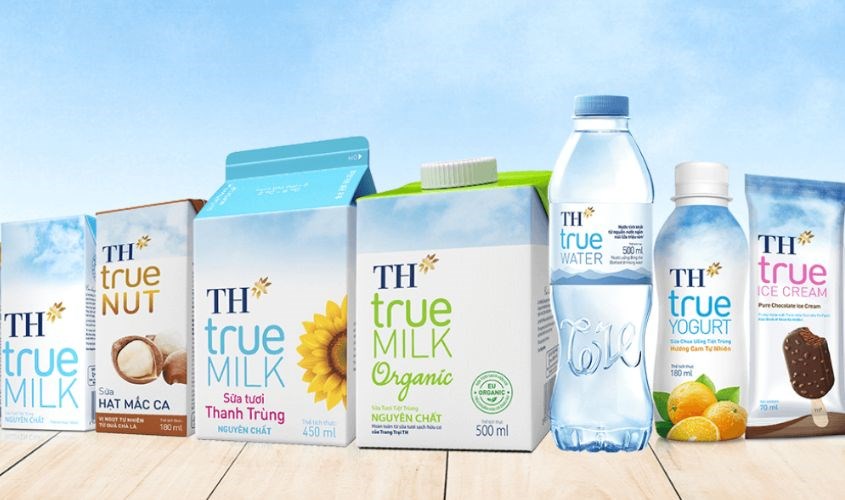 Các dòng sản phẩm đa dạng của TH true MILK