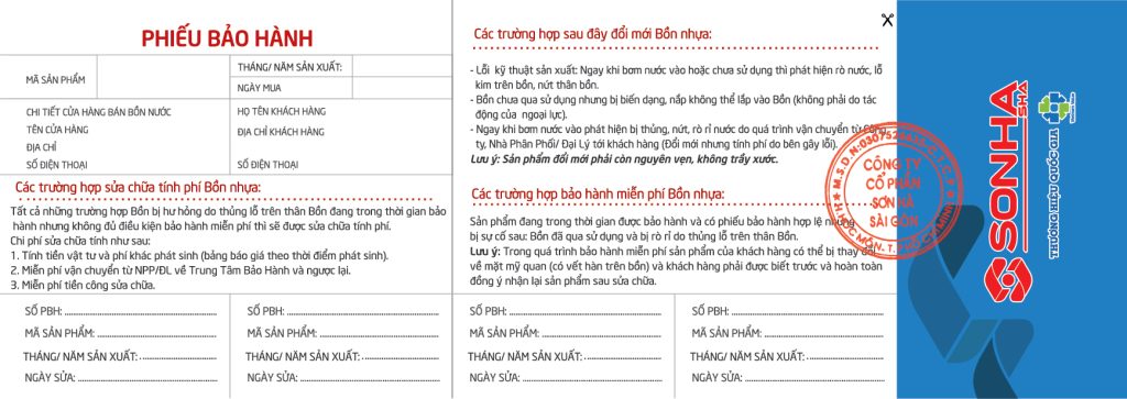 Chính sách bảo hành và dịch vụ hậu mãi của Sơn Hà