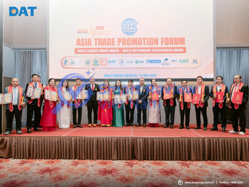 DAT Group được vinh danh trong Top 10 Doanh nghiệp Uy tín châu Á tại Malaysia 
